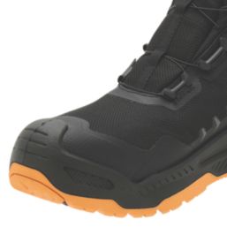 DEWALT Mclaren Downforce Size 9  Black/Orange Waterproof  Safety Boots