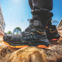 DEWALT Mclaren Downforce Size 9  Black/Orange Waterproof  Safety Boots