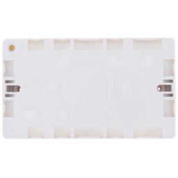 British General  2-Gang Surface Pattress  Box 29mm