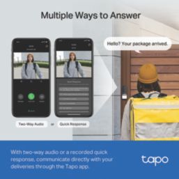 TP-Link Tapo Wireless Smart Doorbell & Chime White
