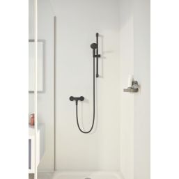 Grohe Start Exposed Single Outlet Manual Matt Black Wall-Mounted Shower Mixer Valve