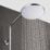 Mira Event XS Dual Gravity-Pumped White/Chrome Thermostatic Power Shower