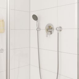 Grohe Start Concealed Dual Outlet Manual Chrome Single Lever Mixer Bath/Shower Valve With Diverter