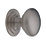 Fingertip Design Victorian Mushroom Cupboard Knob Satin Stainless Steel 38mm