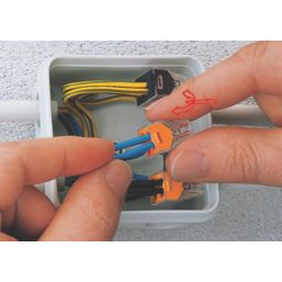 Wago 773-108 24A 8-Way Push-Wire Connectors 50 Pack