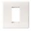 LAP  1-Module Modular Faceplate White