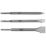 Milwaukee  SDS Plus Shank Chisel Set 3 Pieces