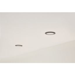 Collingwood H2 Deco CSP Fixed  Fire Rated LED Residential Downlight Wattage & Colour Switchable Black 6.5-10W 550 - 1000lm