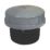 FloPlast  Push-Fit Air Admittance Valve Grey 110/82mm