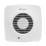 Xpelair LV100TS 100mm (4") Axial Bathroom Extractor Fan with Timer White 220-240V