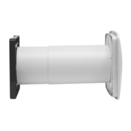 Xpelair LV100TS 100mm (4") Axial Bathroom Extractor Fan with Timer White 220-240V