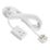 Essentials 13A 1-Gang Unswitched  Extension Lead White 5m