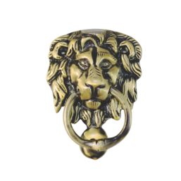 Hardware Solutions Door Knocker Lion Head Antique Brass 95mm x 165mm