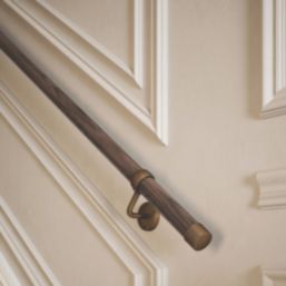 Rothley  Hardwood Handrail Kit Ebony 3600mm