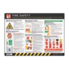 Essentials "Fire Safety" PVC Safety Poster 420mm x 594mm