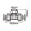 Flomasta  Brass Compression Equal Tee 8mm