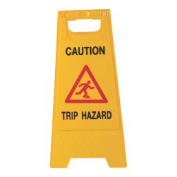Essentials Caution Trip Hazard A-Frame Safety Sign 600mm x 290mm