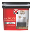 V33 750ml Carbon Metallic Heat Resistant Radiator & Appliance Paint