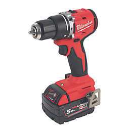 Milwaukee Next Generation M18BLCPP2A-502C 18V 2 x 5.0Ah Li-Ion RedLithium Brushless Cordless Compact Power Tool Twin Pack