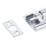Smith & Locke Necked Door Bolt Silver 63mm