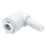 FloPlast FloFit+ Plastic Push-Fit Equal 90° Stem Elbow 10mm