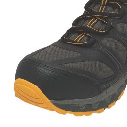 DEWALT Garrison Size 8  Charcoal Grey/Yellow   Steel Toe Cap Safety Trainers