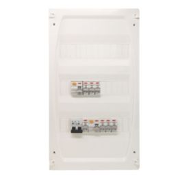 Garo G336B-7A 36-Module 7-Way Part-Populated  Dual RCD Consumer Unit