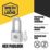 Smith & Locke  Steel  Water-Resistant Long Shackle  Padlock 55mm