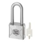 Smith & Locke  Steel  Water-Resistant Long Shackle  Padlock 55mm