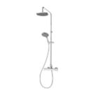 Triton Leona Rear-Fed Exposed Chrome Thermostatic Bar Diverter Mixer Shower