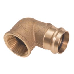 Conex Banninger B Press  Copper Press-Fit Adapting 90° Female Elbows 22mm x 3/4" 5 Pack