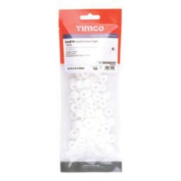 Timco 4-9ga 100 Pack White Plastic Screw Caps
