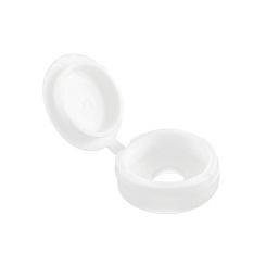 Timco 4-9ga 100 Pack White Plastic Screw Caps