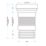 Viva Slinky-Fit Flexible Straight Mini Pan Connector White 200-350mm