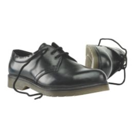 Sterling Steel Cushion Sole Size 7  Black  Steel Toe Cap  Safety Shoes
