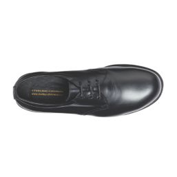 Sterling Steel Cushion Sole Size 7  Black  Steel Toe Cap  Safety Shoes