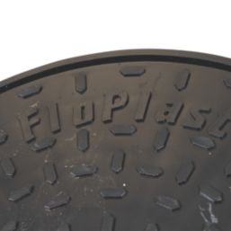 FloPlast Push-Fit Round Inspection Chamber Cover & Frame 450mm
