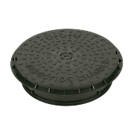FloPlast Push-Fit Round Inspection Chamber Cover & Frame 450mm