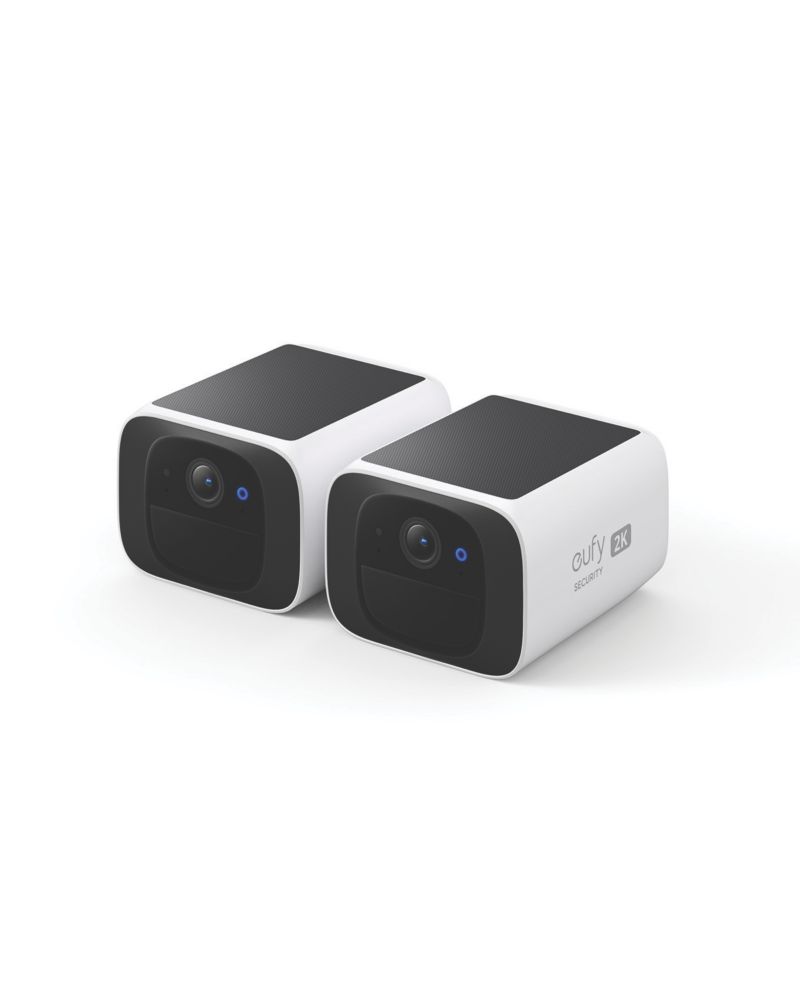 Eufy Solo Cam S220 Rechargeable Battery-Operated White Wireless 2K ...