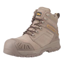 Site Fortress 2.0 Size 7  Stone Waterproof Steel Toe Cap Safety Boots