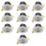 Collingwood H2 Lite CSP Fixed  Fire Rated LED Downlights White 4/6W 460-780lm 10 Pack