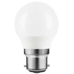 LAP  B22 Mini Globe LED Light Bulb  470lm 4.2W 3 Pack
