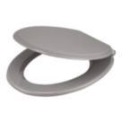 Pilica Soft-Close Toilet Seat Moulded Wood Grey