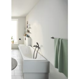 Grohe Start Gluable Towel Bar Matt Black 854mm x 60mm x 54mm