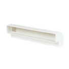 Manrose Rectangular Flat Channel Vertical 90° Bend White 225mm