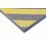 Mottez  Black / Yellow Protective Foam Strips 25mm x 250mm x 500mm 2 Pack