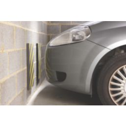 Mottez  Black / Yellow Protective Foam Strips 25mm x 250mm x 500mm 2 Pack
