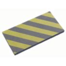 Mottez  Black / Yellow Protective Foam Strips 25mm x 250mm x 500mm 2 Pack