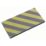 Mottez  Black / Yellow Protective Foam Strips 25mm x 250mm x 500mm 2 Pack