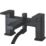 Highlife Bathrooms Fife Matt Black 127mm Deck Mounted Dual Control Manual Shower Mixer Tap